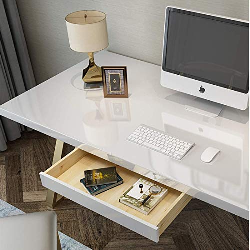 Hode Papel Adhesivo para Muebles Blanco con Purpurina 30cmX3m Impermeable Vinilo Decorativo Papel Pintado Cocina Baño Mesa Armario Encimera