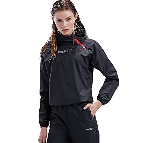 HOTSUIT Trajes de Sudoración Mujer Sauna Traje Pérdida de Peso Gimnasio Entrenamiento Fitness Trajes de Sudor Chaqueta Pantalón