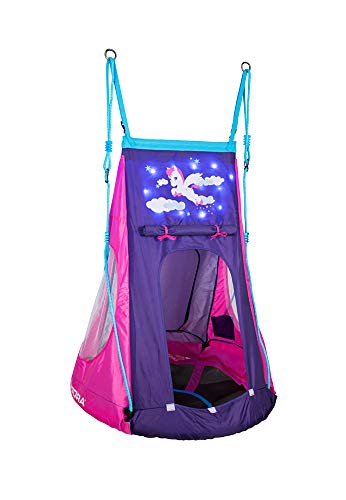 HUDORA Pony-Columpio Nido Exterior con iluminación Interior (72149)