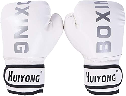 HUINING Niños Niños Niños Cartoon Sparring Dajn Guantes de boxeo Entrenamiento Edad 3-12 años (Boxeo Blanco)