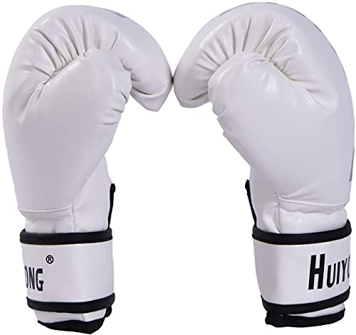 HUINING Niños Niños Niños Cartoon Sparring Dajn Guantes de boxeo Entrenamiento Edad 3-12 años (Boxeo Blanco)
