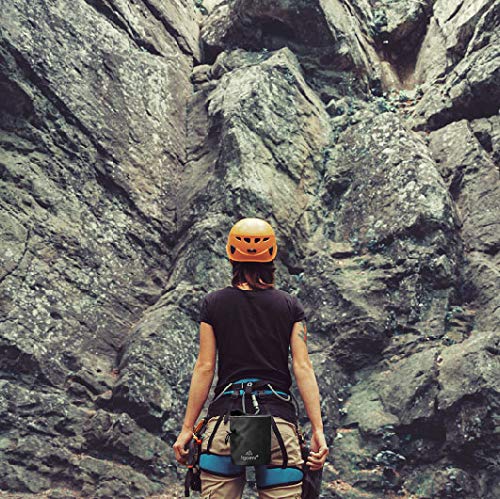 Igoera magnesera de Escalada, Capa Interna Ideal para la distribución del magnesio, Bolsa magnesio Escalada / Chalk Bag Robusta y Duradera para Mayor Seguridad