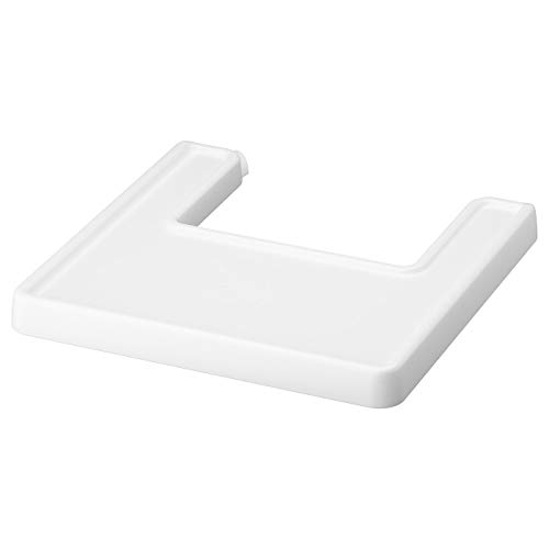 Ikea Bandeja para Sillín de Trona, Blanco, 44x42x6 cm