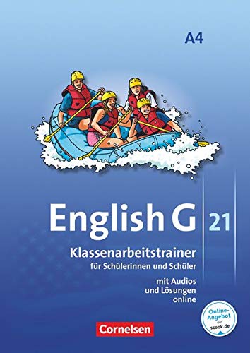 Inglés G 21 - Número A / Volumen 4: 8 ° grado - entrenador de aula con soluciones y audios en línea: 8. Schuljahr. Für Schülerinnen und Schüler. Mit Lösungen und Lerntipps