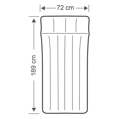 INTEX 67997 - Colchoneta hinchable de camping 67x184x17 cm