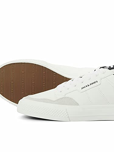 JACK & JONES JFWMORDEN Combo White/Navy Noos, Zapatillas Hombre, Blanco, 43 EU