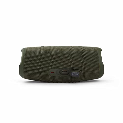 JBL Charge 5 – Altavoz inalámbrico portátil con Bluetooth y batería integrada, resistente al agua (IP67), con PartyBoost para subir el nivel de la fiesta, hasta 20h de reproducción, verde