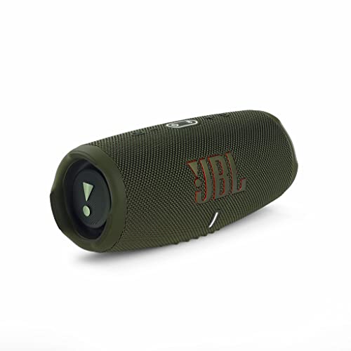JBL Charge 5 – Altavoz inalámbrico portátil con Bluetooth y batería integrada, resistente al agua (IP67), con PartyBoost para subir el nivel de la fiesta, hasta 20h de reproducción, verde