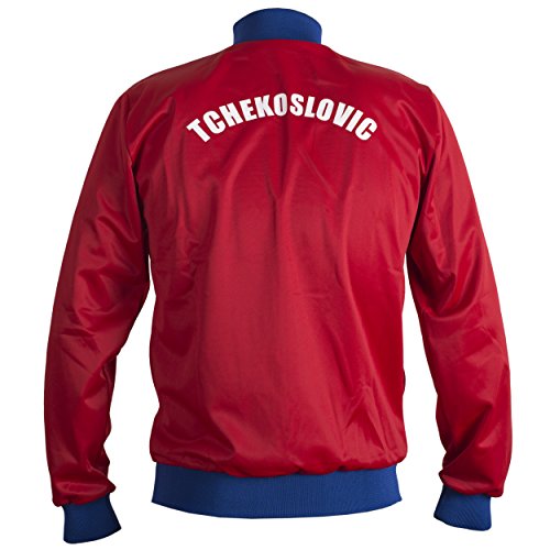 JL Sport Era Comunista Checoslovaquia 1968 Chaqueta Retro Vintage Fútbol Chándal Nacional Hombre - Réplica - XL