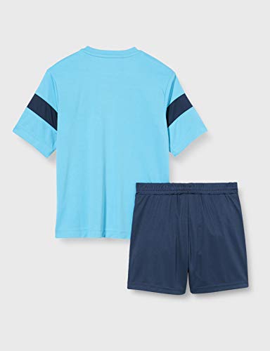 Joma Academy ll Conjunto de Fútbol, Niños, Turquesa Fluor-Marino, 2XS