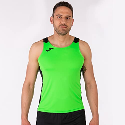 Joma Camiseta Tirantes Record II Verde flúor Negro