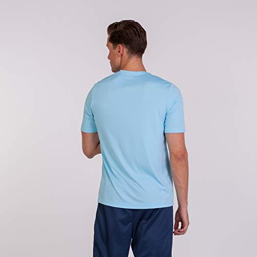 Joma Combi - Camiseta de Manga Corta, Hombre, Azul (Celeste), L