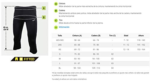 Joma Skin Pantalones Térmicos, Hombre, Negro, M