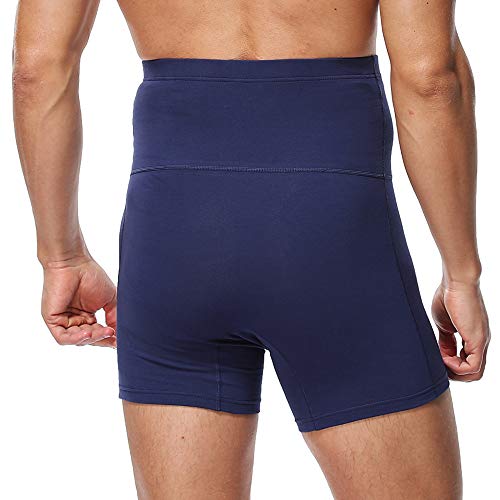 Joweechy Calzoncillos Hombre Cintura Alta Braguita Moldeadora Bóxer Ropa Interior de Deporte Faja Reductora Fajas Pantalones para Hombre Adelgazante Abdomen Shapewear BL/4XL