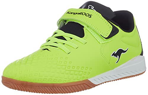 KangaROOS K5-Comb EV, Zapatillas, Amarillo neón y Negro, 26 EU