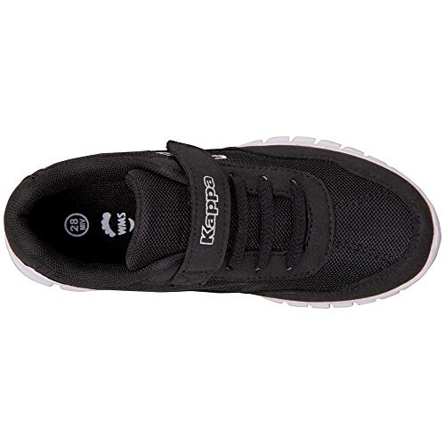 Kappa Follow, Zapatillas, Negro (Black/White 1110), 35 EU