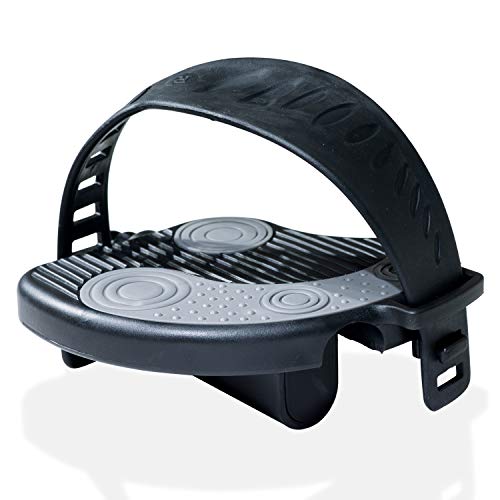 Katai - 1 par de pedales de repuesto para bicicleta estática con correas de PVC duraderas - 9/16 pulgadas de rosca resistente - Pedales de ciclismo estacionarios de giro