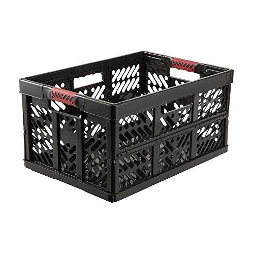 keeeper Ben Robusta Caja Plegable con Asas Suaves, 45 l, Gris Grafito, 54 x 37 x 28 cm