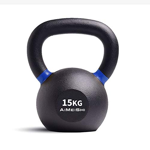Kettlebell HAHA Negro De Hierro Fundido Pesas Rusas, Hombres Y Mujeres del Hogar Pesas, 4 Kg, 6 Kg, 8 Kg, 10 Kg, 12 Kg, 14 Kg, 15 Kg, 16 Kg, 18 Kg, 20 Kg, 24 Kg, 28 Kg (Size : 16kg)