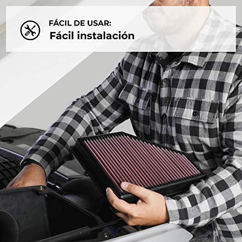 K&N 33-2221 Filtro de Aire Coche