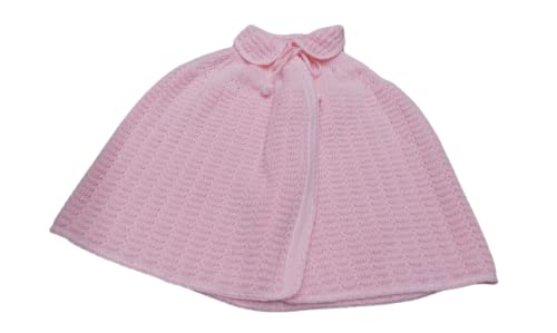 La Parisién TOQUILLA DE PUNTO ROSA CLARO, MAÑANITA, PELERINA