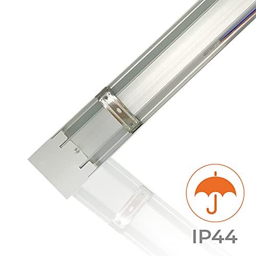Lampara Luminaria 150cm. 48W. Color Blanco Frio (6500K). Tubo led integrado T8. 4800 lumenes. Pantalla led slim.