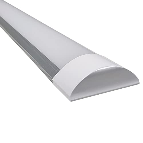 Lampara Luminaria 150cm. 48W. Color Blanco Frio (6500K). Tubo led integrado T8. 4800 lumenes. Pantalla led slim.