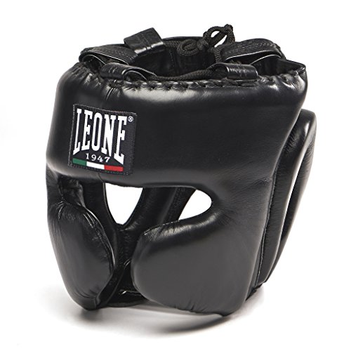 LEONE 1947 CS421 Casco, Unisex Adulto, Negro, L