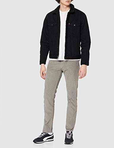 Levi's Type 3 Chaqueta, Negro (Sherpa Trucker), M para Hombre