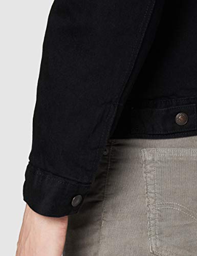Levi's Type 3 Chaqueta, Negro (Sherpa Trucker), M para Hombre