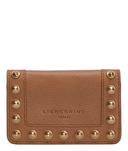 Liebeskind Berlin Farrah Cardie, Accesorio de viaje- Billetera para Mujer, Marrón (nuez moscada), X-Pequeno