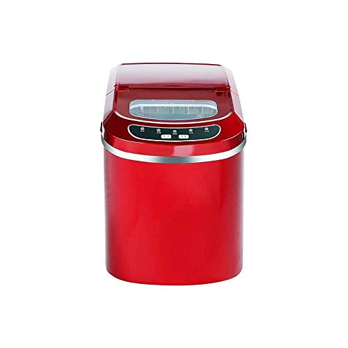 LLSS Máquina de Hielo portátil para Hacer Hielo Máquina de Hielo Comercial pequeña automática de 15 kg Máquina de Hielo Redonda Mini máquina para Hacer Hielo Hace 33 Libras po