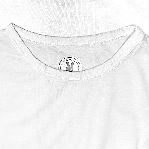 LolaPix Camiseta Unisex poliéster Personalizada con tu Foto, diseño o Texto. Tacto Algodón, Original y Exclusivo. Camiseta Blanca Impresa a Todo Color. Distintas Tallas. Talla L