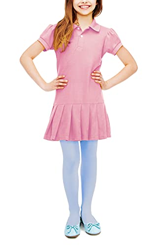 LORES Niñas Niños Medias Lisas Pie Ballet Escuela de Danza 40 Denier Opaco [Made in Italy], Jeans, 9-10 Años