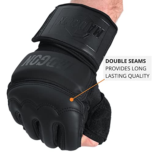 MADGON Guantes MMA Profesionales – Guantes de Boxeo Calidad Profesional y Construcción Duradera – Boxeo, Entrenamiento, Saco de Boxeo, Lucha Libre, Grappling, Artes Marciales – Guantes UFC