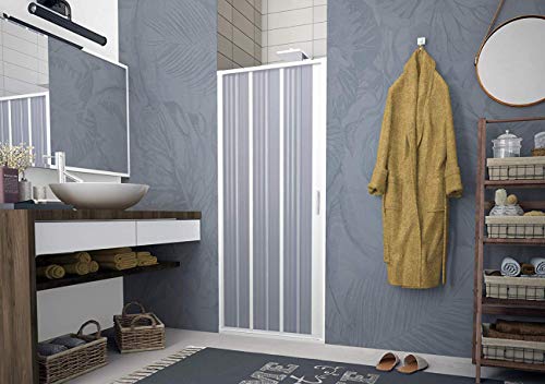 Mampara de ducha plegable con fuelle, BXF120001