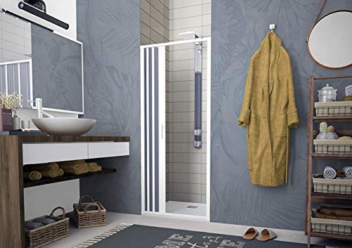 Mampara de ducha plegable con fuelle, BXF120001