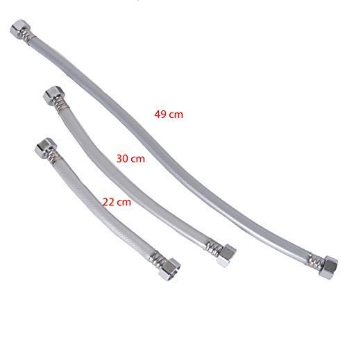 Manguera de ducha, manguera sanitaria M, longitud: M14-49 cm.