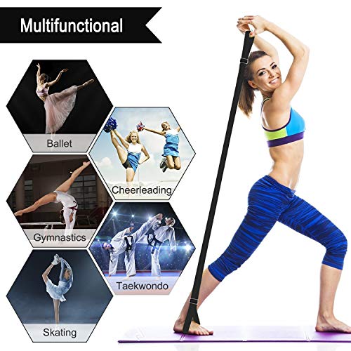 MaoXinTek Correa de Yoga, Ballet Banda Elástica para Piernas, Cinturón Equipo Cinta para la Pierna de Estiramientopara para Baile, Gimnasia, Entrenamiento de Gimnasia, Taekwondo