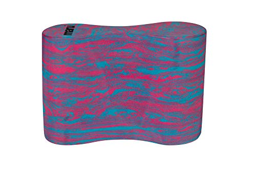Maru Swirl Pull Buoy, Adult, Blue/Pink