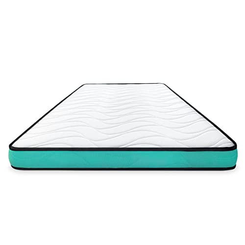 Mattfy - Colchón Vega Reversible 90 x 190 cm, Ideal para Camas Nido o Literas, Antiácaros, Antibacterias e Hipoalergénico