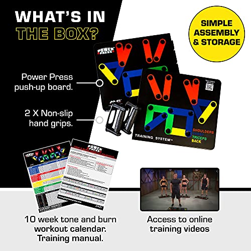 Maximum Fitness Gear MFGPP0312 Push Up - Sistema completo de entrenamiento