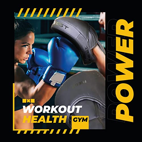 MCD Manoplas Boxeo Entrenamiento Paos Muay Thai Almohadilla de Boxeo Boxing Pads Patas de Oso por Kick Boxing, Artes Marciales, Boxeo, Taekwondo Entrenamiento (Negro)