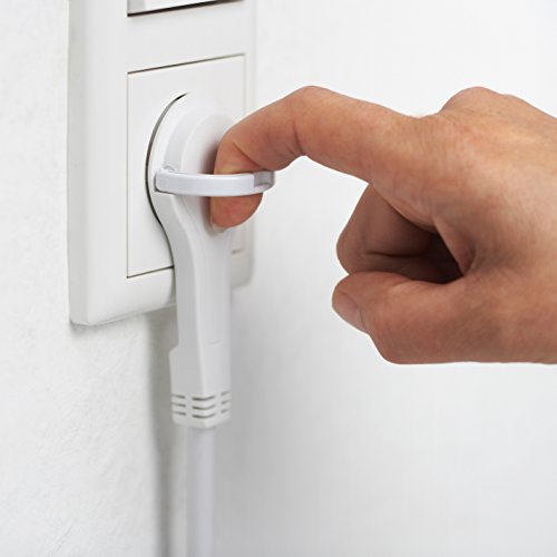 Meister 7430130 Regleta de 3, 1,4 m, Color Blanco, Enchufe Plano, IP20