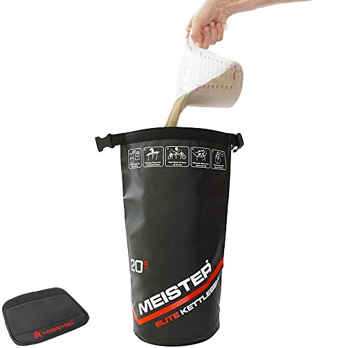 Meister Elite Pesa Rusa de Arena portátil - Pesa de Saco de Arena Suave - 15lb / 6,8kg