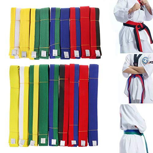 Mentin Cinturón profesional de Taekwondo Judo de Doble Wrap Artes Martiaux 1,8 m 2,8 m (A, 1,8)