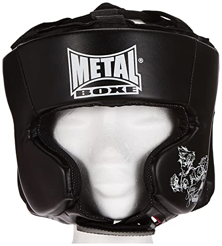 METAL BOXE mb117 Casco Mixta niño, Negro