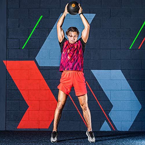 METIS Slam Ball Balones Lastrados 3kg – 20kg | Balones Medicinales de Bajo Rebote para Entrenamiento de Fuerza Central y Musculación | Balón de Fitness para Gimnasio en Casa (3 KG)
