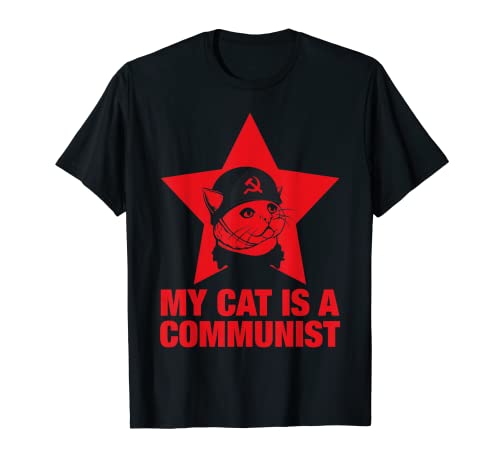 Mi gato es un comunista Camiseta