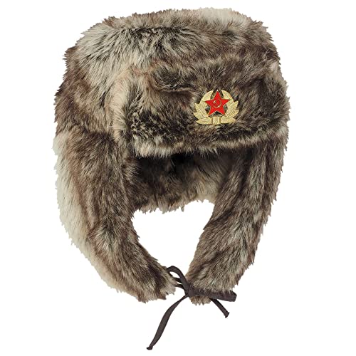 Miltec Shapka Ruso Marrón Adulto Unisex Marrón Talla Única